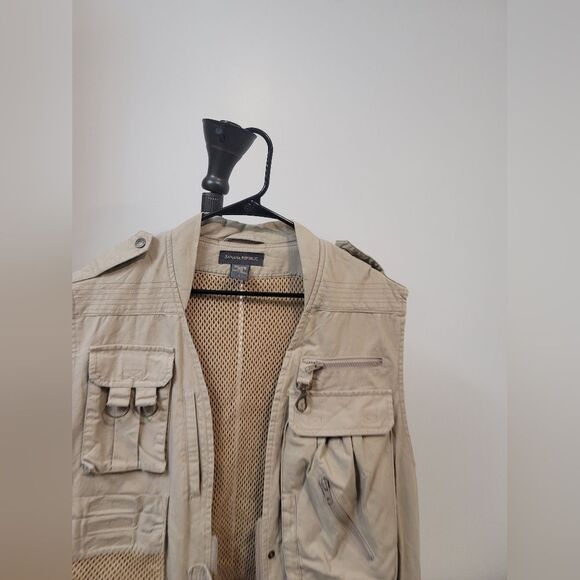 Vintage Banana Republic Utility Vest Size L - Picture 2 of 8